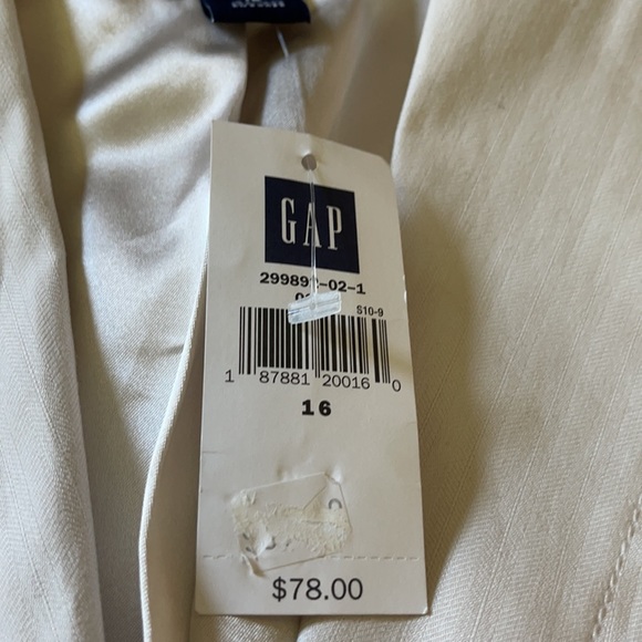 Gap Satin lined khaki blazer - Picture 4 of 6